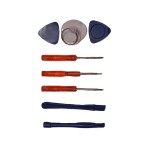 Screwdriver kit for repair and disassemble, telephones, electronics and others, 8 in 1, red color